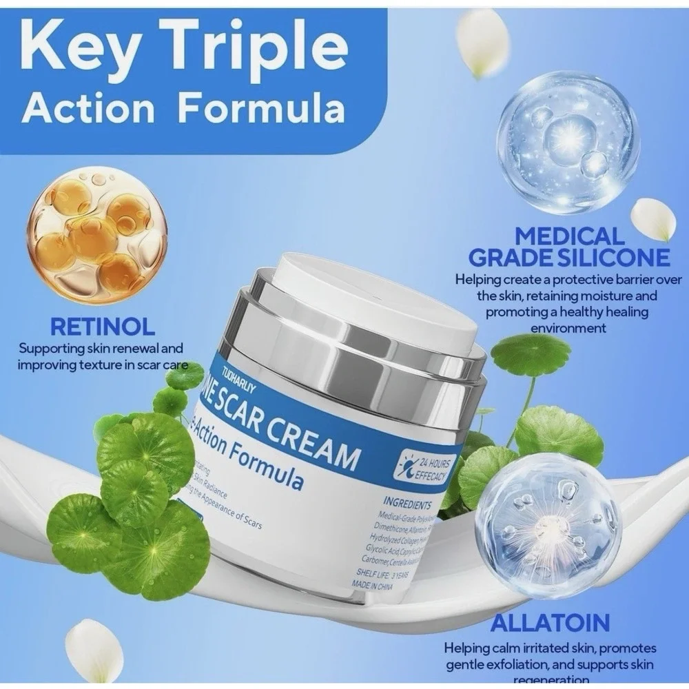 Advanced Ointment Cream To Eliminate Surgical Scars, Burns, and Acne NEW